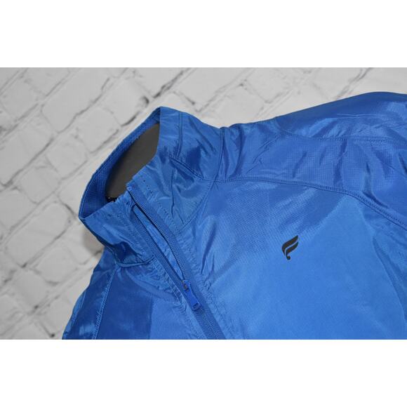 Fabletics Athletic Jacket Mens Size Large Blue Polyester Full Zip With Pockets - Picture 7 of 7